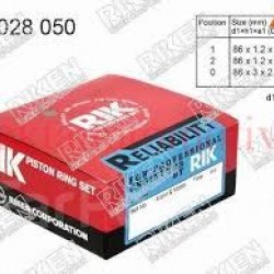 SEGMAN AVENSIS  98-00 2.0 / CARINA  97= /   86.50mm / 3SFE / 0.50 TAKIM