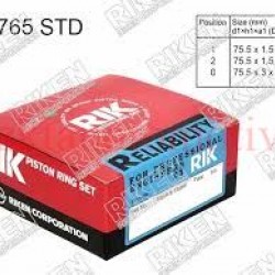 SEGMAN ACCENT  95-00 1.5 / 75.50mm / STD (GAZ NİTRİT KAPLAMA) TAKIM