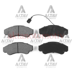 FREN BALATA DUCATO 02-06 / JUMPER II 02-06 / BOXER II 02-06 (FİŞLİ UZUNLUK 164.6mm) ÖN