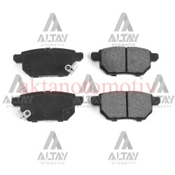 FREN BALATA COROLLA / AURIS 06= D4D DİZEL / COROLLA-AURIS 13= BENZİNLİ-DİZEL DİSK ARKA KLİPSLİ