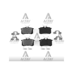 FREN BALATA MEGANE II / 307 / C3 / C4 / GOLF4 / BORA 99-05 (KALINLIK 17mm) ARKA AKSESUARLI