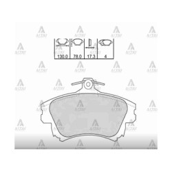 FREN BALATA CARISMA 00-06 / COLT 04-11 / VOLVO S40 / V40 ÖN FREN BALATA CARISMA 00-06 / COLT 04-11 / VOLVO S40 / V40 ÖN