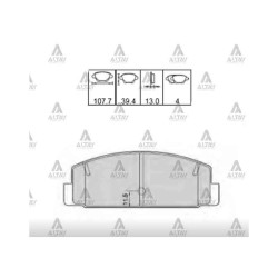 FREN BALATA 626 98-02 / MAZDA 6 03-12 / 323 99= DİSK ARKA FREN BALATA 626 98-02 / MAZDA 6 03-12 / 323 99= DİSK ARKA