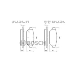 FREN BALATA LANCER  92-02 / COLT 92-03 / CARISMA 00-06 / PERSONA 96= 1.6-1.8 / WIRA 00= 1.8 ARKA