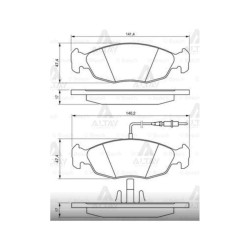 FREN BALATA 306 1.4-1.6 / XSARA 2.0 ÖN