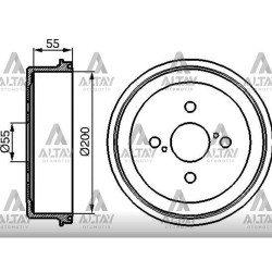 FREN KAMPANASI COROLLA    88-02 / ARKA 200-4