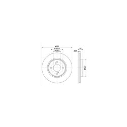 FREN DİSKİ BALENO 16= / SWIFT 17= ÖN FREN DİSKİ BALENO 16= / SWIFT 17= ÖN
