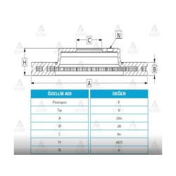 FREN DİSKİ L-200 06-15 CR / 15= SU / 22= / PAJERO 08-10 / FULLBACK 16= / ÖN HAVALI 294-6 FREN DİSKİ L-200 06-15 CR / 15= SU / 22= / PAJERO 08-10 / FULLBACK 16= / ÖN HAVALI 294-6