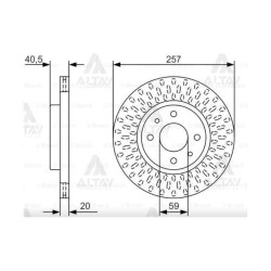 FREN DİSKİ ALBEA 03-07 / DOBLO I 01-10 / TEMPRA 2.0 90-96 / TIPO 2.0 90-96 / ÖN HAVALI 257-4 FREN DİSKİ ALBEA 03-07 / DOBLO I 01-10 / TEMPRA 2.0 90-96 / TIPO 2.0 90-96 / ÖN HAVALI 257-4