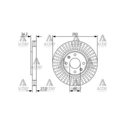 FREN DİSKİ PARTNER 08= / BERLINGO 08= / C4 04-09 / 207 06-12 / 307 00-07 CORSA F / CROSLAND X / MOKKA E- ÖN HAVALI 283-4 FREN DİSKİ PARTNER 08= / BERLINGO 08= / C4 04-09 / 207 06-12 / 307 00-07 CORSA F / CROSLAND X / MOKKA E- ÖN HAVALI 283-4