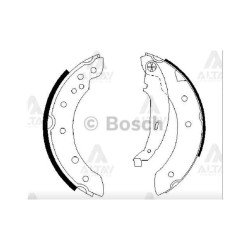 FREN BALATA CLIO II 98-09 / SYMBOL I 98-08 / LAGUNA I 93-02 / LOGAN 04-12 / SANDERO 08= PABUÇ ARKA FREN BALATA CLIO II 98-09 / SYMBOL I 98-08 / LAGUNA I 93-02 / LOGAN 04-12 / SANDERO 08= PABUÇ ARKA