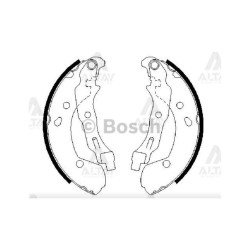 FREN BALATA CLIO III 06-12 / MICRA K12 03-10 / NOTE 07-10 LEVYELİ PABUÇ ARKA