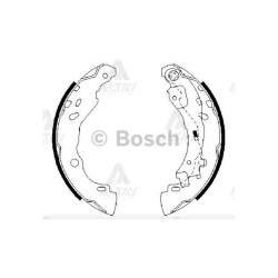 FREN BALATA C3 02-10 / C2 02-09 1.1-1.4HDI-1.4-1.6 PABUÇ ARKA (BOSCH SİSTEM)