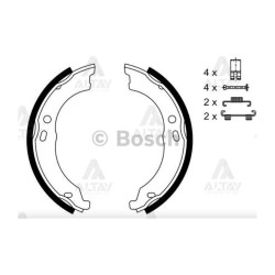 FREN BALATA EL DUCATO 06= / BOXER 06= / JUMPER 06= PABUÇ YAY TAKIMLI