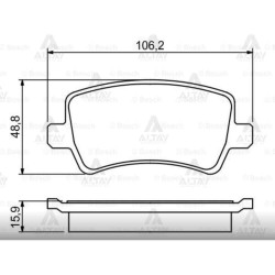 FREN BALATA S-MAX 06= / S60 II 10= / S80 II 06= / V70 III 06= / XC70 II 07= / LAND ROVER EVOQUE 11= 4X4 ARKA FREN BALATA S-MAX 06= / S60 II 10= / S80 II 06= / V70 III 06= / XC70 II 07= / LAND ROVER EVOQUE 11= 4X4 ARKA