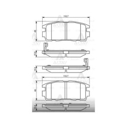 FREN BALATA CAPTIVA 07-12 / ANTARA 07-12 ARKA