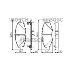 FREN BALATA HILUX 06-08 4X2 ÖN