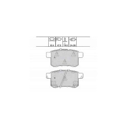 FREN BALATA ACCORD 09-12 ARKA