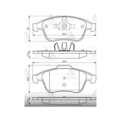 FREN BALATA LAGUNA III 07= ÖN FREN BALATA LAGUNA III 07= ÖN