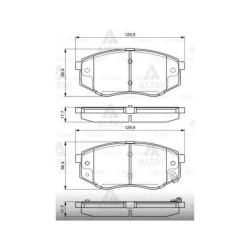 FREN BALATA IX-20 10-13 / VENGA 11= / SOUL 14= ÖN FREN BALATA IX-20 10-13 / VENGA 11= / SOUL 14= ÖN