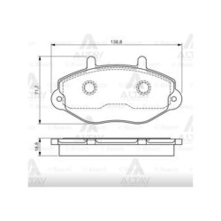 FREN BALATA TRANSIT T15 ÖN
