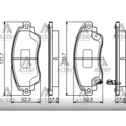 FREN BALATASI COROLLA 98-02 ÖN
