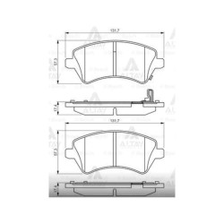 FREN BALATA COROLLA 02-06 ÖN FREN BALATA COROLLA 02-06 ÖN