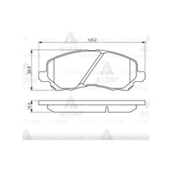 FREN BALATA LANCER 03-11 / ASX 11-13 ÖN