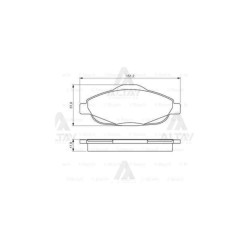 FREN BALATA 308 07= 1.4-1.6-1.6HDI ÖN