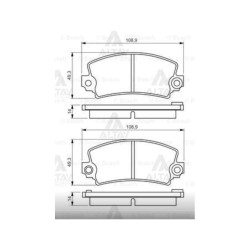 FREN BALATA R12       73-02 /  SOLENZA ÖN