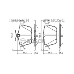 FREN BALATA GOLF6 12= / A3 12= 1.4TFSI-1.6TDI ARKA