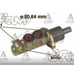 FREN ANA MERKEZ R19 88-01 / MEGANE I 96-03 / CLIO I 90-98 / TOLEDO I 91-99 ATE TİPİ DÖKÜM 20,64mm FREN ANA MERKEZ R19 88-01 / MEGANE I 96-03 / CLIO I 90-98 / TOLEDO I 91-99 ATE TİPİ DÖKÜM 20,64mm