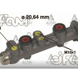 FREN ANA MERKEZ UNO 70 94-00 1.4 DÖKÜM 20,64mm FREN ANA MERKEZ UNO 70 94-00 1.4 DÖKÜM 20,64mm