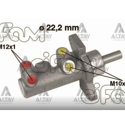 FREN ANA MERKEZ VECTRA A / ASTRA F DÖKÜM 22,2mm FREN ANA MERKEZ VECTRA A / ASTRA F DÖKÜM 22,2mm