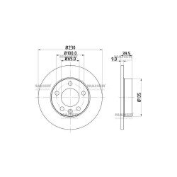 FREN DİSKİ GOLF4 98-03 / BORA 98-03 / POLO 02-09 / A3 97-03 / TOLEDO 99-05 / ARKA DÜZ 232-5 (SET) FREN DİSKİ GOLF4 98-03 / BORA 98-03 / POLO 02-09 / A3 97-03 / TOLEDO 99-05 / ARKA DÜZ 232-5 (SET)