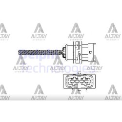 SENSÖR OKSİJEN ASTRA G / CORSA C / VECTRA C / MERIVA 01-04 Z14XE-Z16XE ÖN