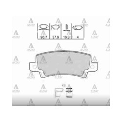 FREN BALATA COROLLA 02-06 DİSK ARKA