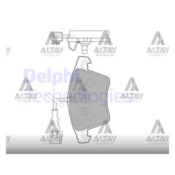 FREN BALATA TRANSPORTER T5 03-09 / TRANSPORTER T6 09= (FİŞLİ 20mm) ÖN 16 FREN BALATA TRANSPORTER T5 03-09 / TRANSPORTER T6 09= (FİŞLİ 20mm) ÖN 16