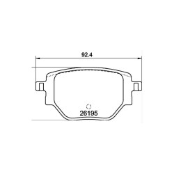 FREN BALATA 2008 II 2019= /  CORSA F 2019= / 208 II 2019= ARKA