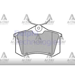 FREN BALATA CROSSLAND / CROSSLAND X / MEGANE II / 307 / C3 / C4 / GOLF4 / BORA 99-05 (KALINLIK 17mm) ARKA CİVATALI