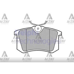 FREN BALATA GOLF4 99-06 / BORA 99-05 / 307 00= / C3-C4 09= (KALINLIK 15mm) ARKA