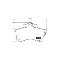 FREN BALATA CARISMA  96-01 1.6 ÖN