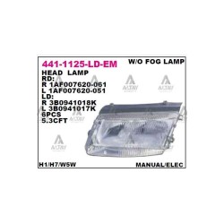 FAR PASSAT  97-00 SİSSİZ SOL