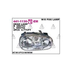 FAR GOLF4 98-03 SİSSİZ SOL FAR GOLF4 98-03 SİSSİZ SOL