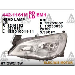 FAR ASTRA J 10-12 ( GÜNDÜZ FARLI KROM ) SOL