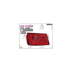 STOP LAMBASI A3 13= LEDLİ DIŞ SOL SEDAN STOP LAMBASI A3 13= LEDLİ DIŞ SOL SEDAN