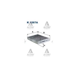 POLEN FİLTRESİ TRAFIC III 14= / VIVARO 14= / SCENIC III 09= KARBONLU