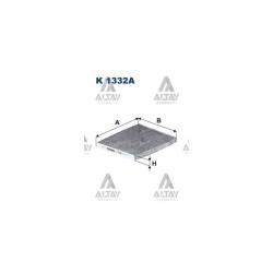 POLEN FİLTRESİ SPORTAGE 11= / IX-35 10= / TUCSON 15= / IONIQ 16= / SPORTAGE 16= / NIRO 16= KARBONLU