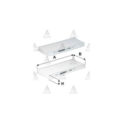 POLEN FİLTRESİ 301 / CELYSEE 12= ÇİFTLİ KARBONSUZ