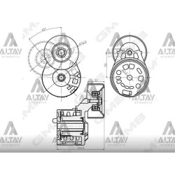 VANTİLATÖR GERGİSİ TRANSIT V-184 01= 2.4 D KOMPLE VANTİLATÖR GERGİSİ TRANSIT V-184 01= 2.4 D KOMPLE